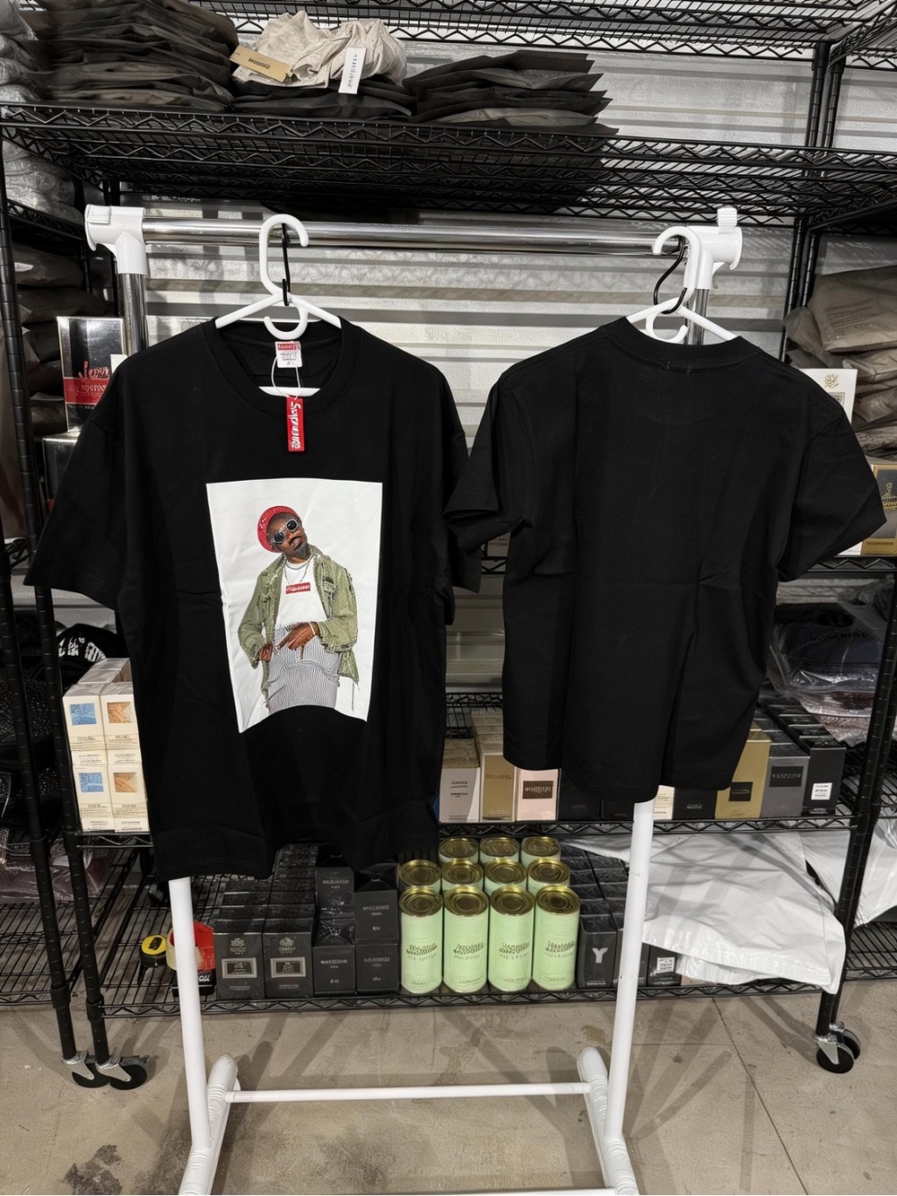 Black Graphic Short-Sleeve Men’s T-Shirt